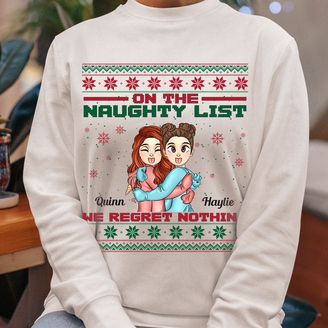 On The Naughty List - Personalized Sweatshirt - Image 3