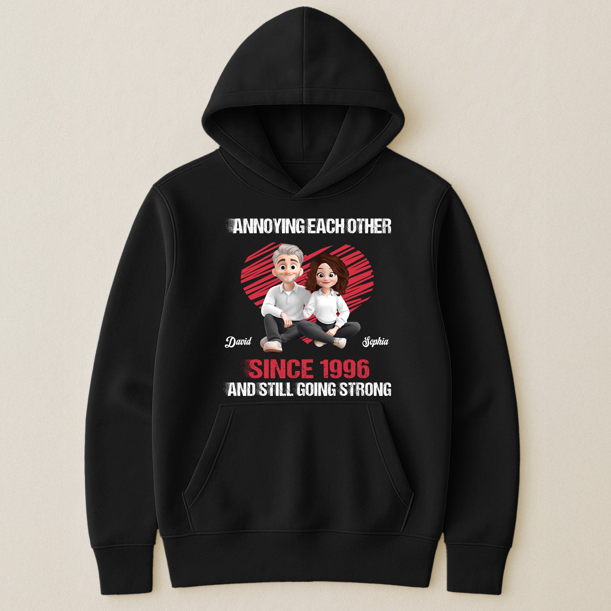 Annoying Each Other Since & Still Going Strong New Version - Personalized Couple Matching Shirts - Image 3