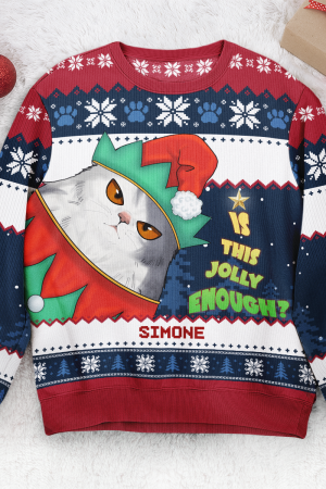 Is This Jolly Enough? - Personalized Ugly Sweater
