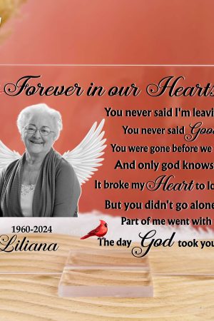 Part Of Me Went With You - Personalized Acrylic Photo Plaque